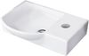 FACKELMANN SBC LUNA Gäste WC Set 5-teilig 45 cm breit, Anthrazit, Waschbecken Keramik Weiß + LED Spiegel + Hochschrank slim + Midischrank slim, Türanschlag links Bild 2