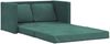 vidaXL Bodensofa mit Schlaffunktion Dunkelgrün 122x204x55 cm Samt 353961 Bild 2