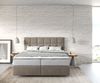 Boxspringbett Dream-Fine 160x200 cm Mikrofaser Beige mit TFK Matratze und Visco Topper Bild 2