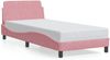 vidaXL Bettgestell mit Kopfteil "Dover" Rosa 80x200 cm Samt 373077 Bild 2
