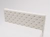 GRAINGOLD Canolo Doppelbett 140x200, Boxspringbett mit zwei Bettkästen, Glamour Stil, Velour-Stoff, Creme Bild 4