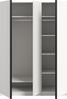 Kleiderschrank 5-türig (B/H/T: 130x183x53 cm) in weiß Bild 3
