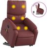 vidaXL Massagesessel mit Aufstehhilfe Weinrot Kunstleder 3204897 Bild 2