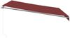 vidaXL Markise Manuell Weinrot 400x350 cm 3214982 Bild 4