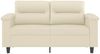 vidaXL 2-Sitzer-Sofa Creme 120 cm Kunstleder 359579 Bild 3