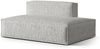 Micadoni Modul Nuria 3-Sitzer Rechts Boucle Silber Bild 2