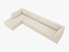 Micadoni Ecksofa Ruby 5-Sitzer Links Kord Scala Helles Beige Bild 4