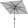 Knirps Sonnenschirm / Mittelmastschirm "Apoll 240 x 240 Black Edition", light grey, 240 x 240 cm Bild 2