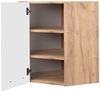 Eckhängeschrank Fame-Line Weiß Hochglanz 57 cm Vicco Bild 4