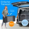 Bestschlaf Klappmatratze Spar-Set inkl. Husse & Transporttasche, Polyester, Grau / Schwarz, 140x195 cm Bild 4