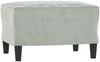 vidaXL 3-Sitzer-Sofa mit Hocker Hellgrau 180 cm Samt 3201055 Bild 5