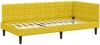 vidaXL Eckbettgestell mit Kopfteil Gelb 100 cm x 200 cm Samt 42016444 Bild 4