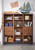 Bücherregal Akazie 142x45x147 braun lackiert PURE ACACIA #212 Bild 3