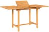 vidaXL Gartentisch Ausziehbar 110-160x80x75 cm Massivholz Teak 363487 Bild 4