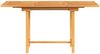 vidaXL Gartentisch Ausziehbar 110-160x80x75 cm Massivholz Teak 363487 Bild 5