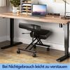 COSTWAY Stuhl, Kniestuhl mit höhenverstellbarer Sitz, Universalrollen Bild 2