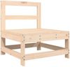 vidaXL Garten-Mittelsofa Massivholz Kiefer 825478 Bild 2