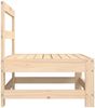 vidaXL Garten-Mittelsofa Massivholz Kiefer 825478 Bild 4