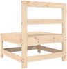 vidaXL Garten-Mittelsofa Massivholz Kiefer 825478 Bild 5