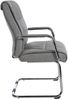 CLP 2er Set Besucherstuhl Sievert Stoff freischwingend,hellgrau Bild 4