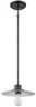Pendelleuchte, Deckenlampe, Bronze, D 29,2 cm Bild 2