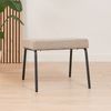 Bronx71 Hocker Espen recycelter Stoff taupe Bild 3