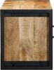 vidaXL TV-Schrank 80x30x35 cm Raues Massivholz Mango 4013595 Bild 4