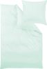 Uni-Mako-Satin - Curt Bauer Uni 135x200 + 80x80 cm-3491 silberjade Bild 5