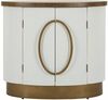 Dmora Kommode Kolinsky, Wohnzimmerbuffet, Wohnzimmer-Sideboard, Moderne Küchen-Speisekammer, 79x48 h67 cm, Weiß und Braun Bild 4