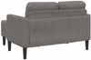 vidaXL 2-Sitzer-Sofa mit Chaiselongue L-Form Hellgrau 125 cm Leinen 4107076 Bild 5