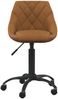 vidaXL Esszimmerstuhl Braun Samt [335358] Bild 3