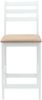 vidaXL Esszimmerstühle 2 pcs Weiß 40 x 47,5 x 99,5 cm 42020472 Bild 5