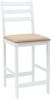 vidaXL Esszimmerstühle 2 pcs Weiß 40 x 47,5 x 99,5 cm 42020472 Bild 4