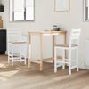 vidaXL Esszimmerstühle 2 pcs Weiß 40 x 47,5 x 99,5 cm 42020472 Bild 3