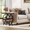 Tribesigns Beistelltisch 65cm Couchtische, Sofatisch mit 3 Ablagen, Couchtisch mit Metallrahmen Bild 3