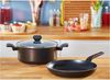 Tefal Easy Cook & Clean Schmorpfanne mit Antihaftbeschichtung, Schwarz, 28cm Bild 4