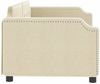 vidaXL Tagesbett Creme 100x200 cm Stoff 354214 Bild 4