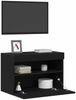 vidaXL TV-Wandschrank 2 pcs Schwarz Eichen-Optik 60 x 30 x 40 cm 862211 Bild 3