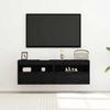 vidaXL TV-Wandschrank 2 pcs Schwarz Eichen-Optik 60 x 30 x 40 cm 862211 Bild 5