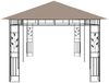 vidaXL Pavillon mit Moskitonetz 6x3x2,73 m Taupe 180 g/m² 312253 Bild 4