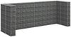 vidaXL Gabionenwand für Mülltonnen Verzinkter Stahl 320×100×120 cm 145614 Bild 3