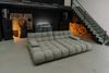 KAWOLA Big Sofa VIVIEN Feincord olivgrün 85 x 178 x 296 cm Bild 2