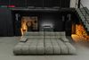 KAWOLA Big Sofa VIVIEN Feincord olivgrün 85 x 178 x 296 cm Bild 4