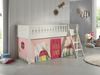 Kinderbett Karyl 208x114x135 Massivholz Weiß Textilset Spring 1 Bild 2