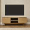 TV-Board Enimeta Eiche Natur 160 cm - mit Türen & Soft-Close Bild 2