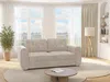 Vente-unique - BOLIPO Sofa Stoff Beige - B 223 cm95 cm x H 92 cm x L 200 cm Bild 1