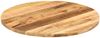 vidaXL Tischplatte Ø 70x2,5 cm Rund Raues Massives Mangoholz 370010 Bild 2
