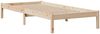 vidaXL Massivholzbett mit Regal ohne Matratze 90x190 cm Kiefer 3321612 Bild 5