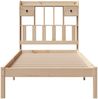 vidaXL Massivholzbett mit Regal ohne Matratze 90x190 cm Kiefer 3321612 Bild 4