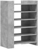 vidaXL Schuhschrank Betongrau 74,5x37,5x100 cm Holzwerkstoff 848433 Bild 2
